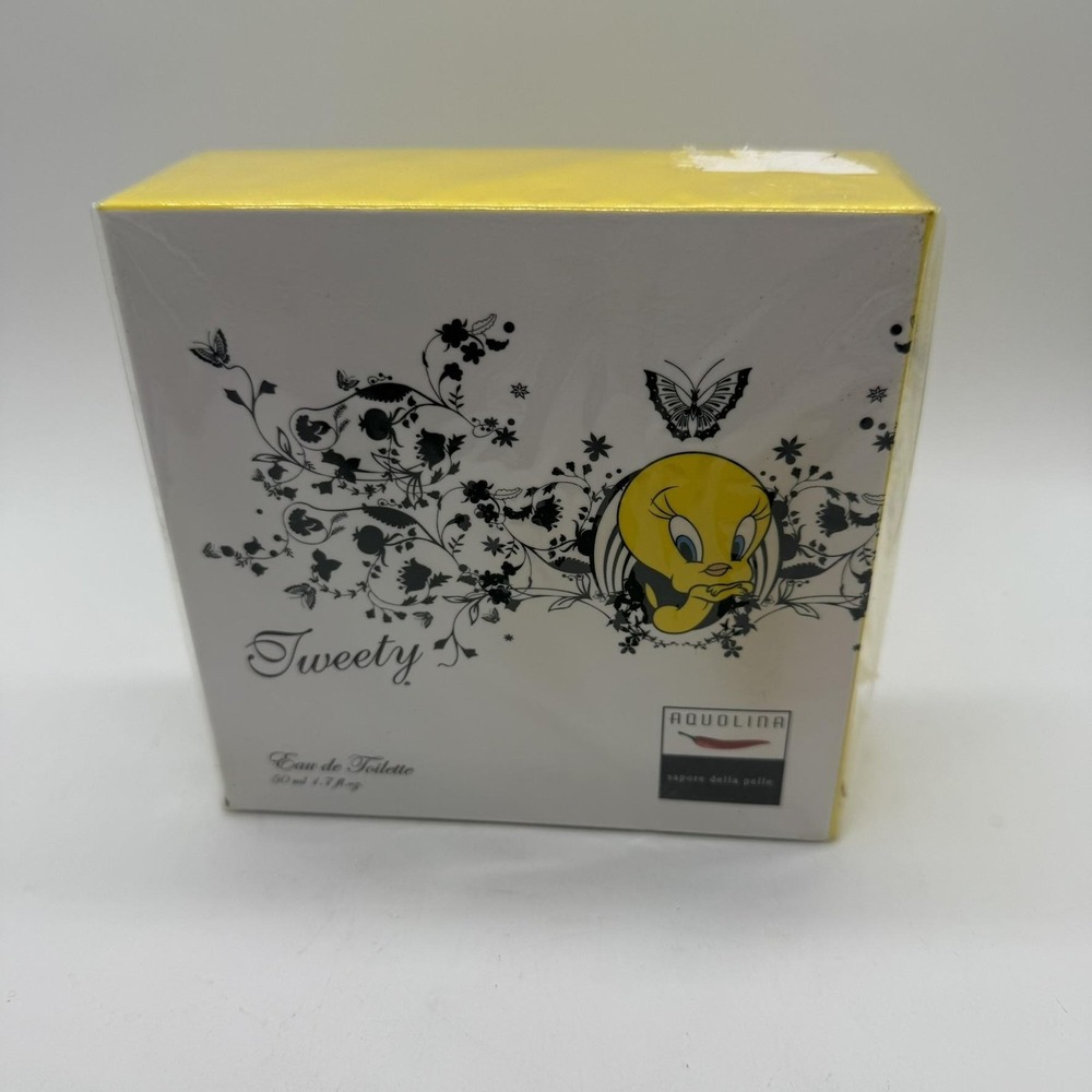 Vintage Aquolina Tweety EDT 1.7 Oz 50 Ml Perfume New Box Looney Tunes WB Retired